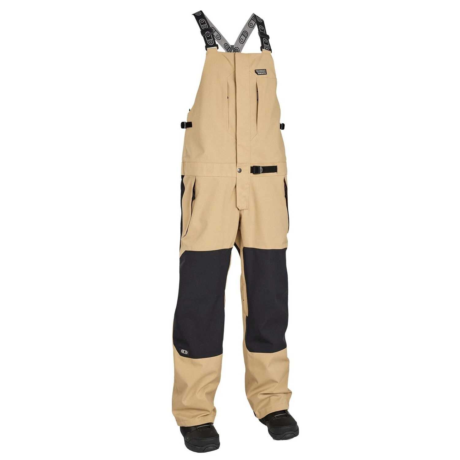 AIRBLASTER Mens 2025 Snowboard Snow - STRETCH KRILL BIB Pants - Tan
