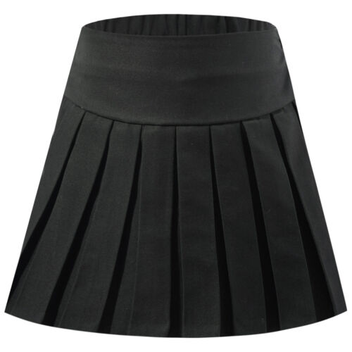 Kids Girls Skort Elastic Skirt Y2K Pleated Dancewear School Mini Uniform Short - Picture 8 of 47