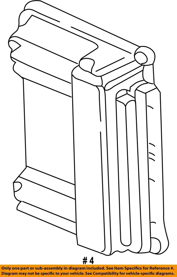 Used Engine Control Module (ECM) fits: 2003 Chevrolet Trailblazer ext Throttle C - Изображение 2 из 3