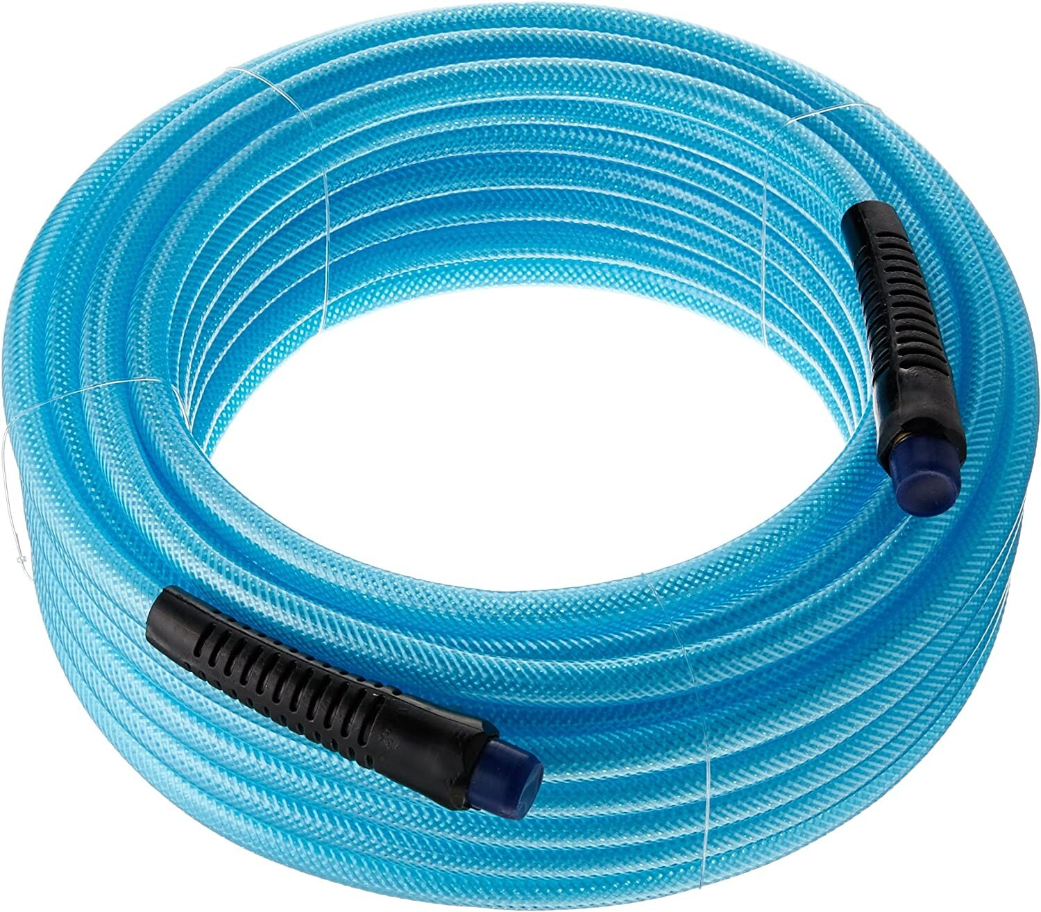 1/4" X 50' Air Hose 50 FT Flexible Braid Roofing Clear Blue PVC RTS