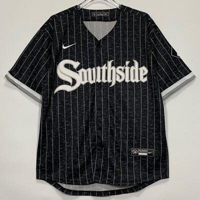 White Sox, Baseball Jersey, Blank, Stitched, Black, S/M/L/XL/2XL/3XL