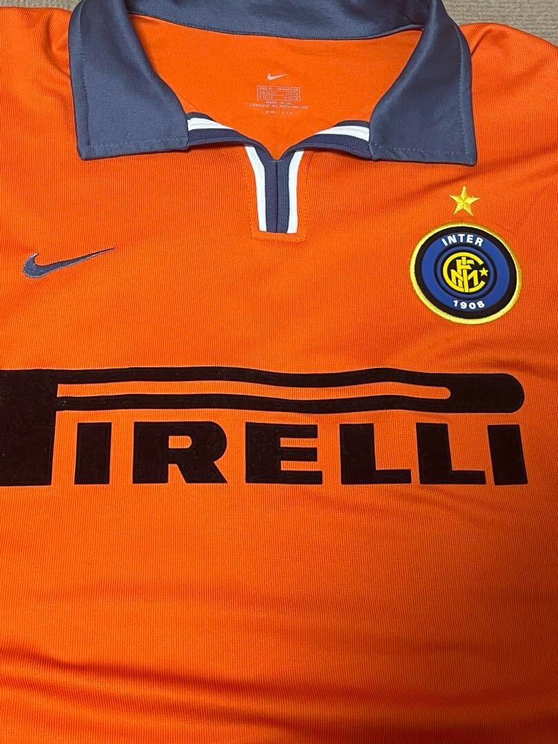 Zamorano 1+8 INTER MILAN XL 2000 2001 Maglia Shirt Jersey Pirelli