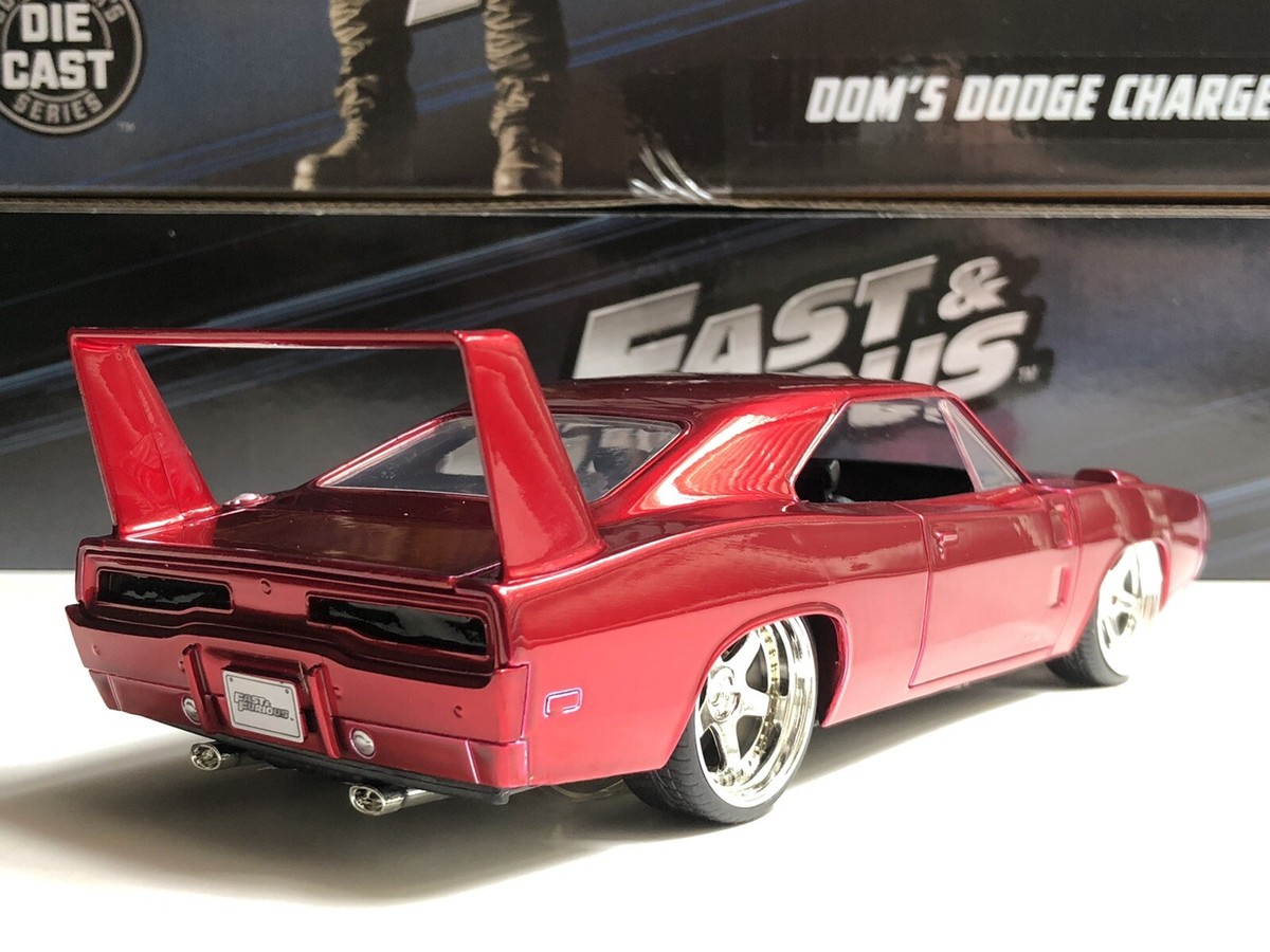 JADA FAST AND FURIOUS DOM'S 1969 DODGE CHARGER DAYTONA RED 1:24
