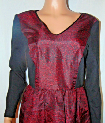 Size M kensie Black & Red Lace Back Long Sleeve Dress | eBay Size M kensie Black & Red Lace Back Long Sleeve Dress | eBay