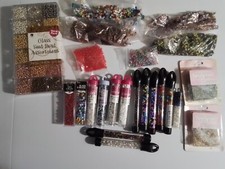 Huge Glass Bead Lot Over 3 Pounds