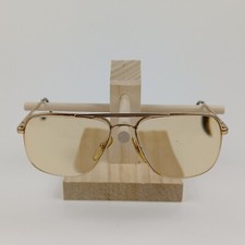 Vintage BerDel Eyeglasses Frame Italy 56 15 114mm Gold Aviator Pilot Full Rim