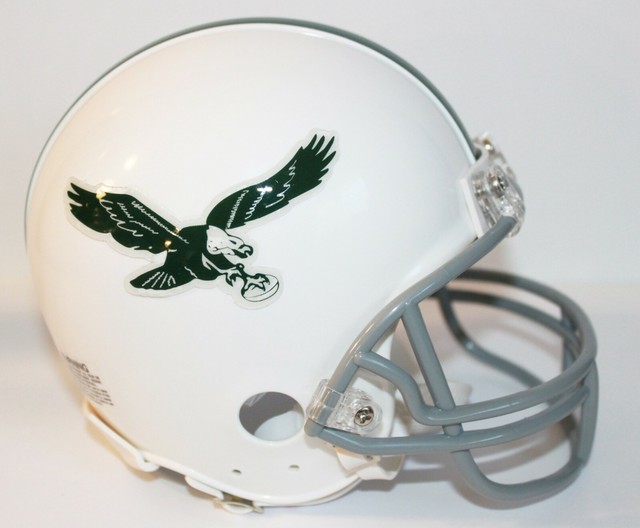 Philadelphia Eagles Retro Logo Throwback Riddell Mini Helmet eBay