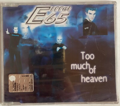 EIFFEL 65 Gabry Ponte ''TOO MUCH OF HEAVEN'' RARO CDsingolo REMIX -SIGILLATO