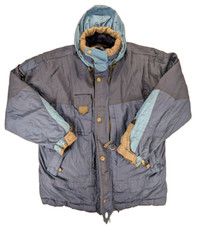 Giacca sci Killy Master Tech 38 donna blu vintage snowboard tasche zip rara