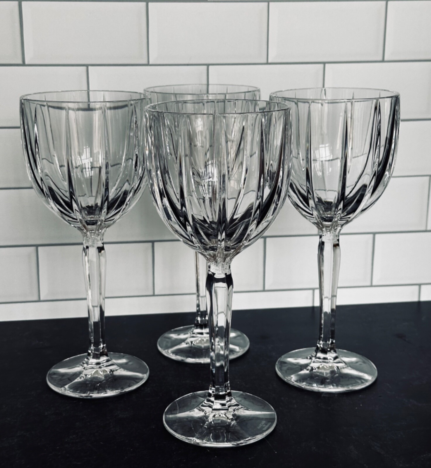 4 Marquis By Waterford - Omega All Purpose Wine Glasses - 12 oz.