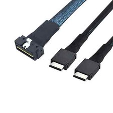 SAS4.0 LP Low profile SFF-8654 8i 74P to 2X OCulink 8611 4i Server Adapter cable