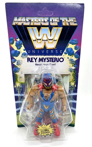 WWE Masters of the WWE Universe Rey Mysterio Stratos Series 2 WWF MOTU DMG PKG - 第 1/9 張圖片