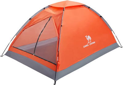 CAMEL CROWN 2-Person Camping Tent - Lightweight, Water Resistant, Portable Shelt