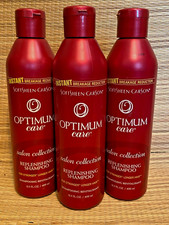 3 SOFTSHEEN CARSON OPTIMUM CARE SALON COLLECTION REPLENISHING SHAMPOON 13.5 oz
