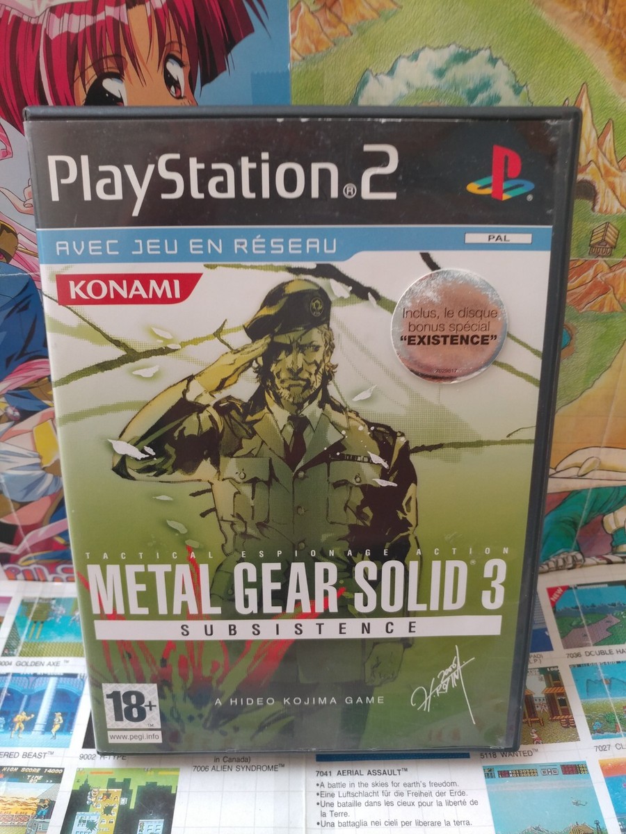 Metal Gear Solid 3 Subsistence PS2 - Big Box Bon état - Lire Annonce