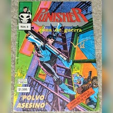 Raro VHTF Punisher 1 MX 6 Editorial VID 1987 Key Johnson 1992 Variante Extranjera