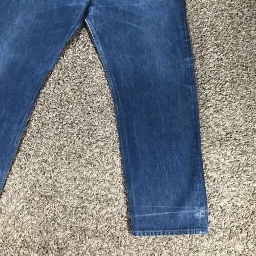 Jeans vintage Levi’s 501 made in USA anni 90 blu medio baffi denim taglia 40x30 - Foto 3 di 15