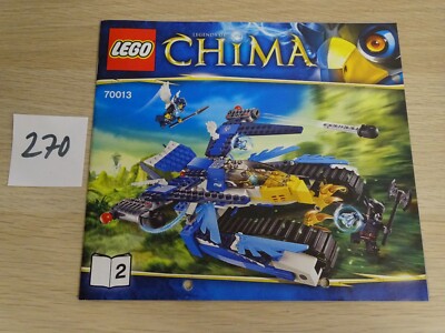 LEGO Chima 70013 nur Bauanleitung OHNE STEINE  (NR:270) teil   2-