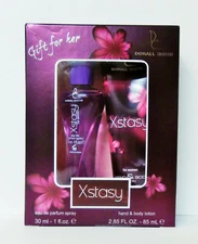 Xstasy Eau De Parfum Spray 1oz + Hand Lotion 2.85oz Dorall Collection UNOPEDED