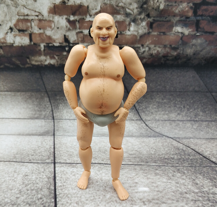 1/12 Scale Wretched Bastard Uncles Fat Man Action Figure Body