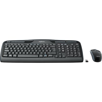 Logitech Wireless Combo MK330, Desktop-Set, schwarz