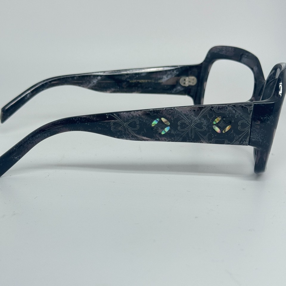 Carolina Herrera Grey Gradient Butterfly Ladies Sunglasses CH 707 Black