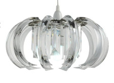 Clarence Crystalline Acrylic Chandelier Pendant Light Shade fitting