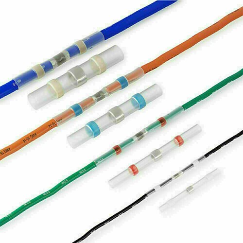 430pcs Solder Seal Sleeve Heat Shrink Butt Wire Connectors Terminals Waterproof - Picture 3 of 10