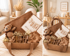 Welcome Baby Gift Basket for Baby Shower/Newborn Welcome Home