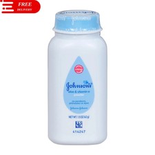 Johnson's Baby Naturally Derived Cornstarch Baby Powder Vitamin E Aloe, 1.5 Oz