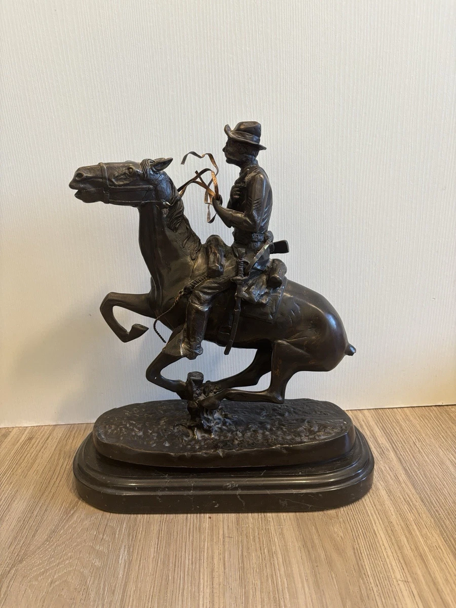 Frederic Remington Men Bronze Art Sculptures for sale | eBay