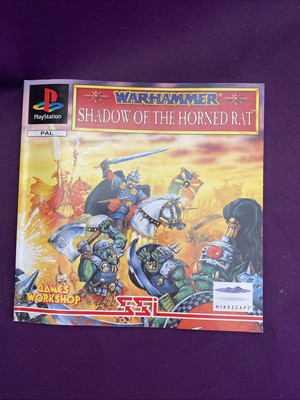 Warhammer Shadow of the Horned Rat PS1 - UK PAL komplett mit Handbuch.