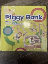 Wooden Letter Piggy Bank, Letter N, 1 Pcs