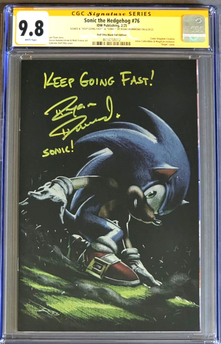 Sonic the Hedgehog 9.8 Near Mint/Mint, Comics Signed Graphic