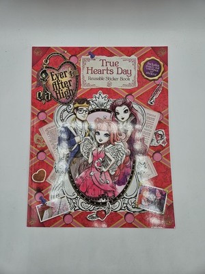 Ever After High True Hearts Day Reusable Sticker Book By Melissa Yu Ships Free 