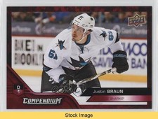 2016-17 Upper Deck Compendium Red Justin Braun #513 READ o0c