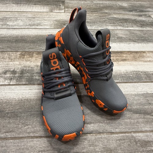Adidas Lite Racer Adapt 7.0 Herrenschuhe Größe 7,5 grau orange Cam Slipper Turnschuhe - Bild 2 von 15