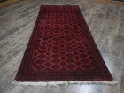 Anatolian Vintage Turkish Rug HandMade Turkish Tribal Geometric Rug 3.5x7.6 Ft — photo 2