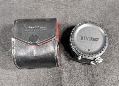 Vivitar MC Tele Converter 2x-3 Converter 2x Extender Konverter (Nikon F) & Case