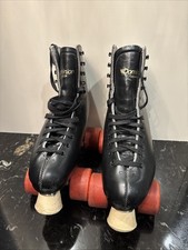 Vintage Dominion Marathon II Metal Roller Skates Size 7