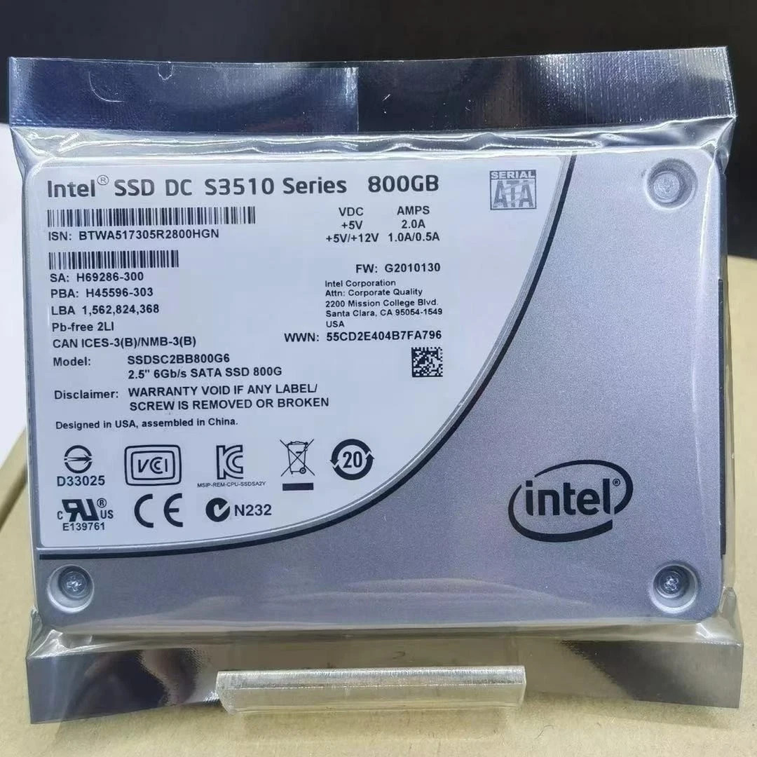 Intel SSD DC S3510 800GB 2.5インチ Intel DC S3510 800GB Internal 2.5