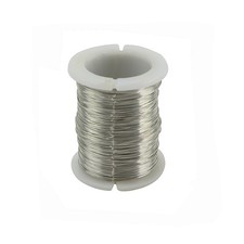 Bare 28 Gauge Dead Soft Silver Hobby Sew Wire Round Jewelry Wrap Craft Repair