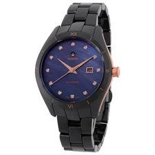 Rado HyperChrome Automatic Diamond Black Dial Ladies Watch R32044902