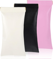 3 Pack Eye Glass Cases Womens Soft, Soft Glasses Case for Women PU Leather with