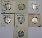 7  CANADIAN  KING GEORGE Vl  FIVE CENT COIN LOT  1940, - 1952 — photo 8