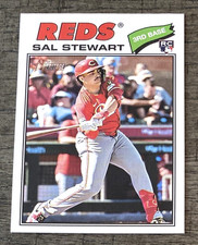 Sal Stewart 2026 Topps Heritage Rookie Cincinnati Reds RC #221