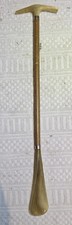Vintage Mid Century Natural Horn Long Handled T-Bar Shoe Horn