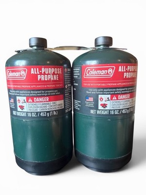 All-Purpose Propane Gas Cylinder, 16 Ounce, 2-Pack