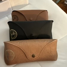 Ray-Ban Leather Case with Booklet and Cleaning Cloth - B00R6X36GE