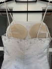 Milano White Bling Y2K Vintage Wedding Dress Size 8 — photo 8